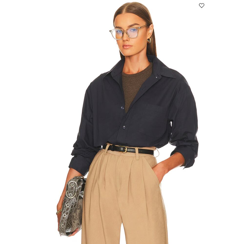 Citizens Of Humanity Navy Button-Down Shirt